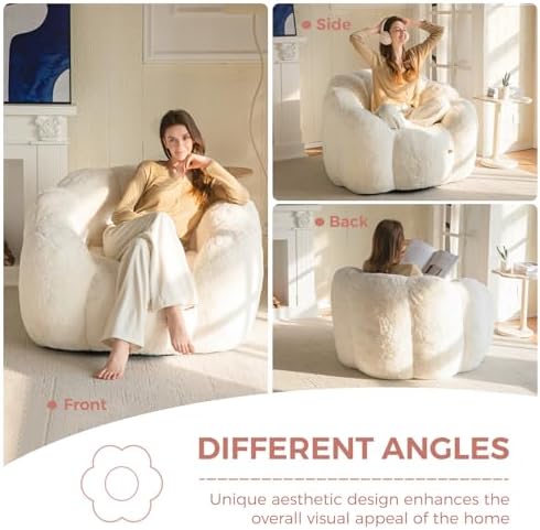 Floral Haven Bean Bag Chair