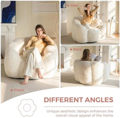 Floral Haven Bean Bag Chair