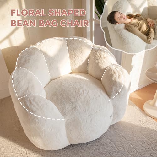 Floral Haven Bean Bag Chair