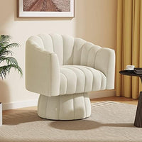 Elegant Swivel Cuddle Barrel Chair
